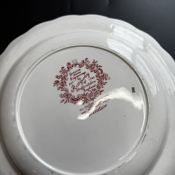 Johnson‎ Brothers Asiatic Pheasant Dinner Plate Red - Picture 4 of 6